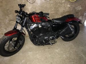 Sacoches Myleatherbikes Harley Sportster Forty Eight (14)